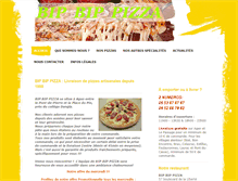 Tablet Screenshot of bip-bip-pizza-agen.fr